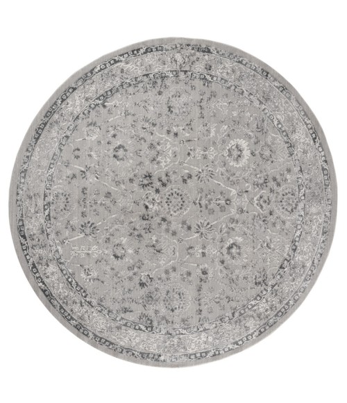 United Weavers Cascades Grey 2601-10272 7 ft. 10 in. RD Round Rug