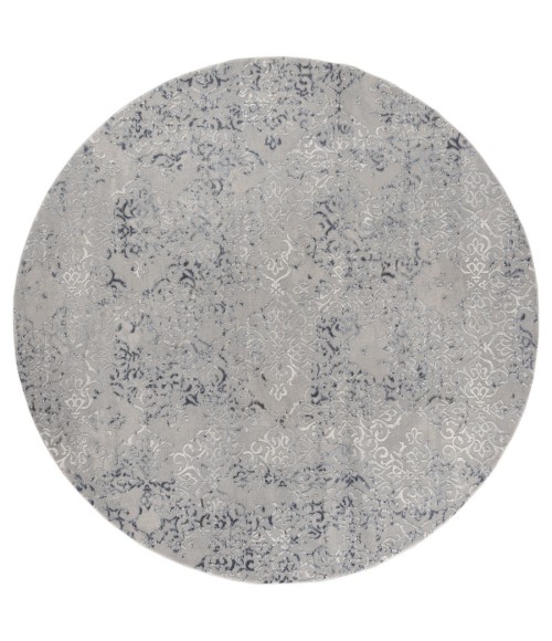 United Weavers Cascades Blue 2601-10360 7 ft. 10 in. RD Round Rug