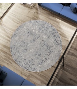 United Weavers Cascades Blue 2601-10360 7 ft. 10 in. RD Round Rug