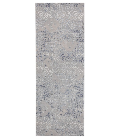 United Weavers Cascades Blue 2601-10360 2 ft. 7 in. X 7 ft. 2 in. Rectangle Rug