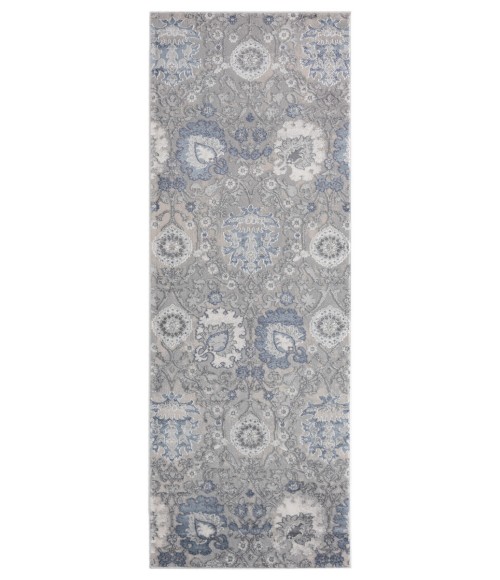 United Weavers Cascades Blue 2601-10460 2 ft. 7 in. X 7 ft. 2 in. Rectangle Rug