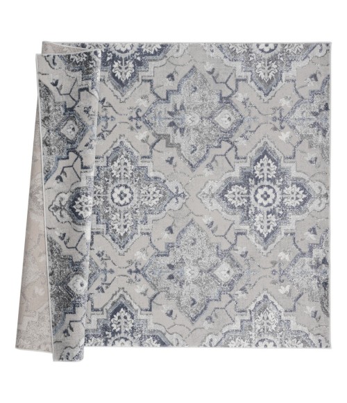 United Weavers Cascades Blue 2601-10560 7 ft. 10 in. RD Round Rug