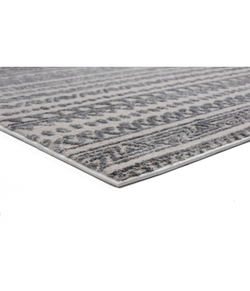 United Weavers Cascades Grey 2601-10772 7 ft. 10 in. RD Round Rug