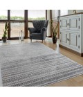 United Weavers Cascades Grey 2601-10772 7 ft. 10 in. X 10 ft. 6 in. Rectangle Rug