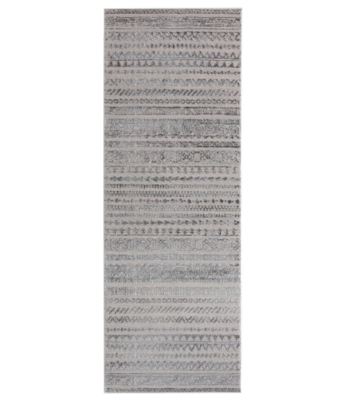 United Weavers Cascades Grey 2601-10772 2 ft. 7 in. X 7 ft. 2 in. Rectangle Rug