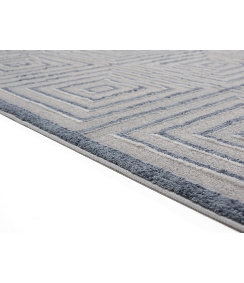 United Weavers Cascades Blue/Grey 2601-10867 1 ft. 11 in. X 3 ft. Rectangle Rug