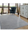 United Weavers Cascades Blue/Grey 2601-10867 1 ft. 11 in. X 3 ft. Rectangle Rug