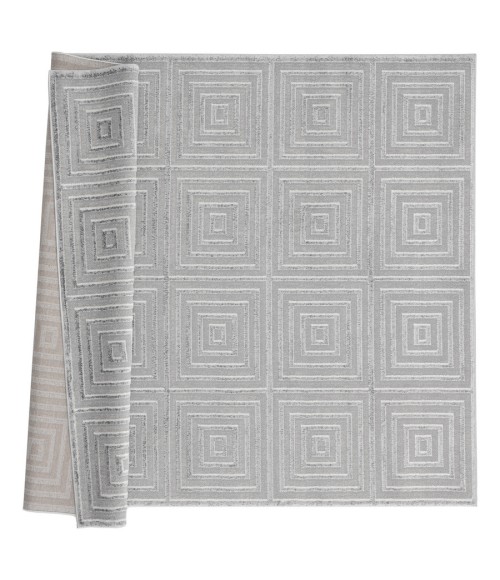 United Weavers Cascades Silver 2601-10871 1 ft. 11 in. X 3 ft. Rectangle Rug