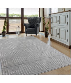 United Weavers Cascades Silver 2601-10871 2 ft. 7 in. X 7 ft. 2 in. Rectangle Rug
