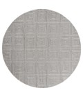 United Weavers Cascades Silver 2601-10871 7 ft. 10 in. RD Round Rug