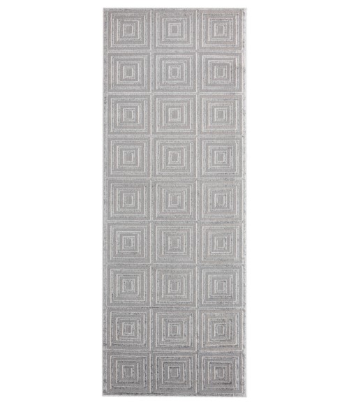 United Weavers Cascades Silver 2601-10871 2 ft. 7 in. X 7 ft. 2 in. Rectangle Rug