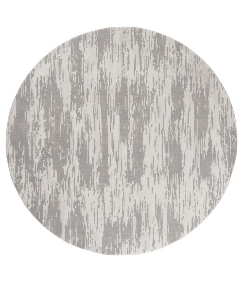United Weavers Cascades Silver 2601-10971 7 ft. 10 in. RD Round Rug