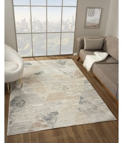 United Weavers Crockett Beige 2625-60194 2 ft. 7 in. X 7 ft. 2 in. Rectangle Rug