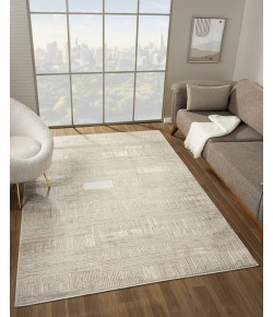 United Weavers Crockett Beige 2625-60419 2 ft. 7 in. X 7 ft. 2 in. Rectangle Rug