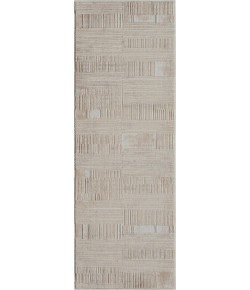 United Weavers Crockett Beige 2625-60419 2 ft. 7 in. X 7 ft. 2 in. Rectangle Rug