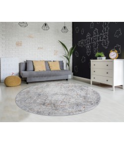 United Weavers Emojy Wheat 2640-40391 7 ft. 10 in. RD Round Rug