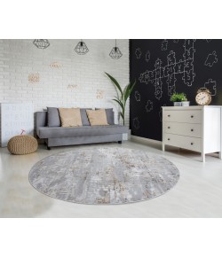 United Weavers Emojy Wheat 2640-40691 7 ft. 10 in. RD Round Rug