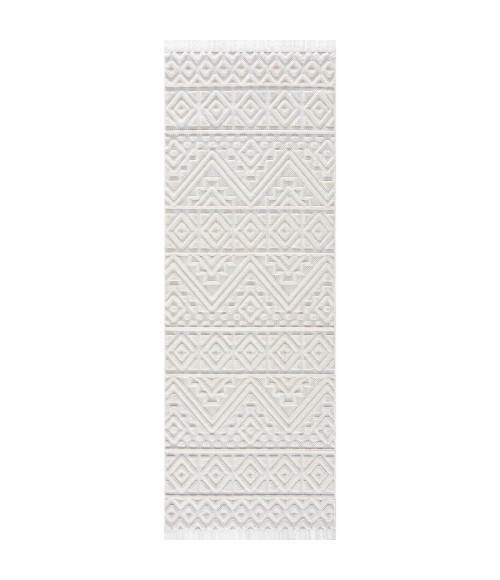 United Weavers Chelsea  White 2920-81299 2 ft. 7 in. X 7 ft. 2 in. Rectangle Rug