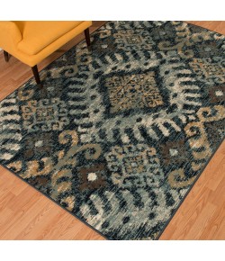 United Weavers Bridges Navy 3001-264 1 ft. 10 in. X 3 ft. Rectangle Rug