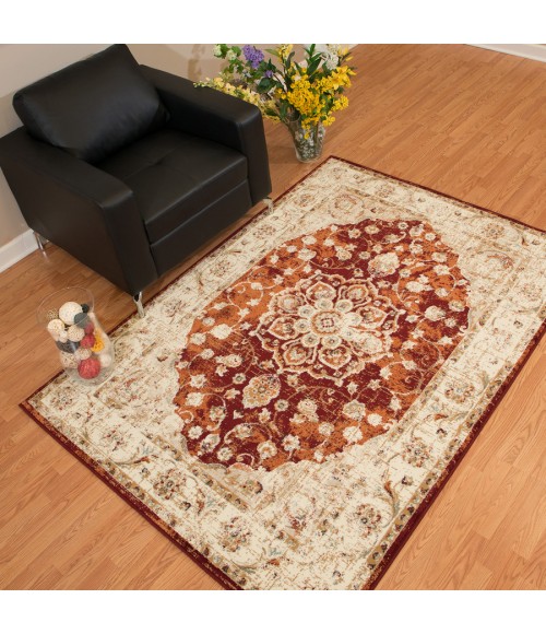United Weavers Bridges Crimson 3001-436 1 ft. 10 in. X 3 ft. Rectangle Rug