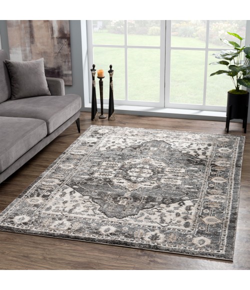 United Weavers Portsmouth Grey 3110-40272 5 ft. 3 in. X 7 ft. 2 in. Rectangle Rug