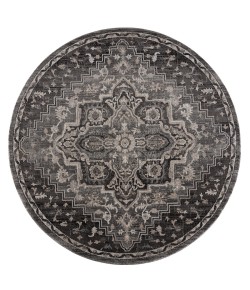 United Weavers Portsmouth Grey 3110-40472 7 ft. 11 in. X 7 ft. 11 in. Round Rug