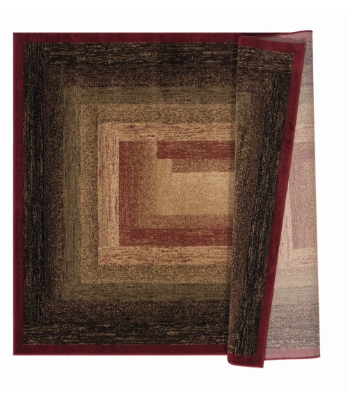 United Weavers Highlands Red 3115-60530 5 ft. 3 in. X 7 ft. 2 in. Rectangle Rug