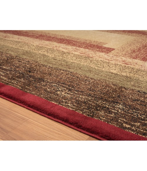 United Weavers Highlands Red 3115-60530 5 ft. 3 in. X 7 ft. 2 in. Rectangle Rug