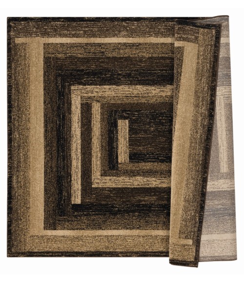 United Weavers Highlands Brown 3115-60550 5 ft. 3 in. X 7 ft. 2 in. Rectangle Rug