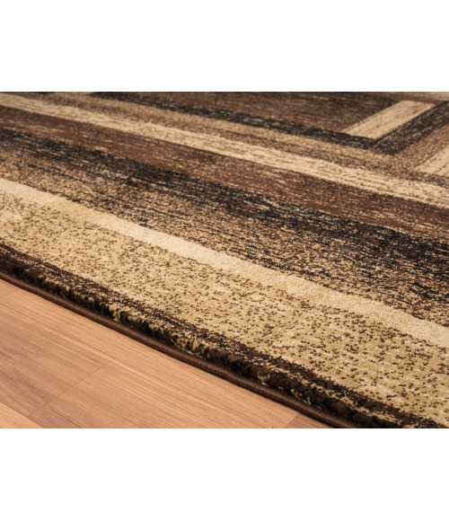 United Weavers Highlands Brown 3115-60550 5 ft. 3 in. X 7 ft. 2 in. Rectangle Rug