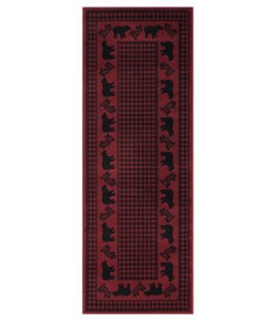 United Weavers Highlands Red 3115-60730 2 ft. 7 in. X 7 ft. 2 in. Rectangle Rug