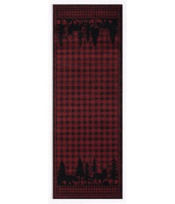 United Weavers Highlands Red 3115-60830 2 ft. 7 in. X 7 ft. 2 in. Rectangle Rug