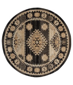 United Weavers Marrakesh Walnut 3801-30054 7 ft. 10 in. Round Round Rug