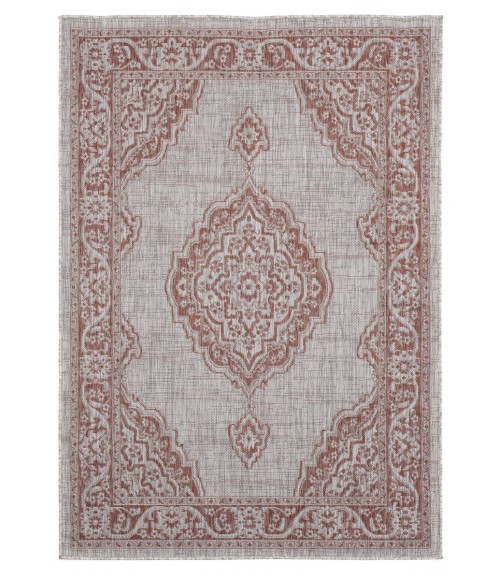 United Weavers Augusta Terracotta 3900-10229 5 ft. 3 in. X 7 ft. 6 in. Rectangle Rug