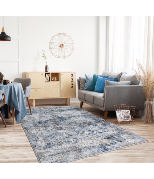 United Weavers Eternity Blue 4535-10160 12 ft. 6 in. X 15 ft. Rectangle Rug