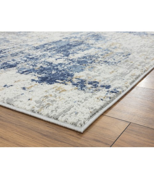 United Weavers Eternity Blue 4535-10360 5 ft. 3 in. X 7 ft. 2 in. Rectangle Rug