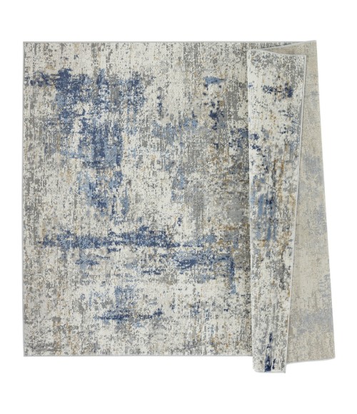 United Weavers Eternity Blue 4535-10360 5 ft. 3 in. X 7 ft. 2 in. Rectangle Rug