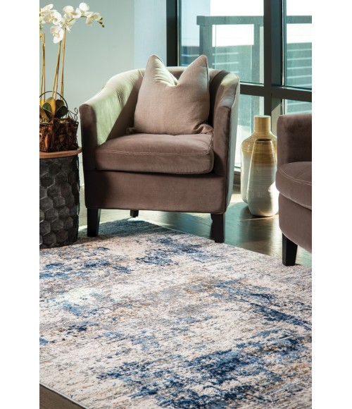 United Weavers Eternity Blue 4535-10360 5 ft. 3 in. X 7 ft. 2 in. Rectangle Rug