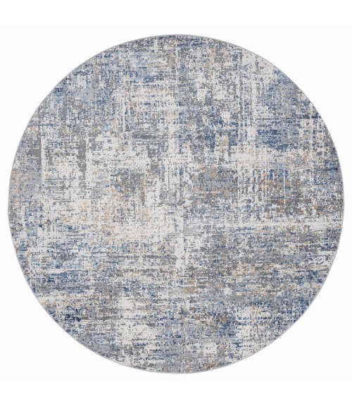 United Weavers Austin Blue 4540-20160 7 ft. 10 in. RD Round Rug