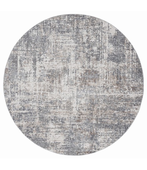 United Weavers Austin Grey 4540-20172 7 ft. 10 in. RD Round Rug