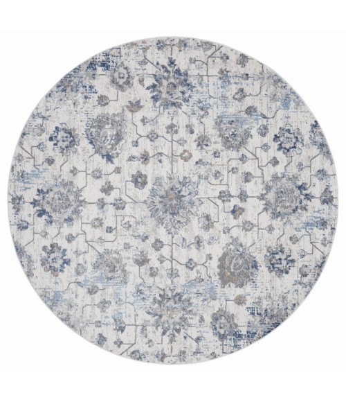 United Weavers Austin Blue 4540-20260 7 ft. 10 in. RD Round Rug