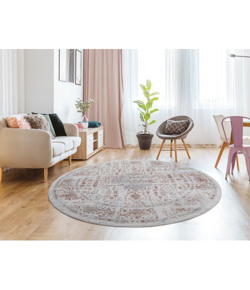 United Weavers Austin Rust 4540-20558 7 ft. 10 in. RD Round Rug