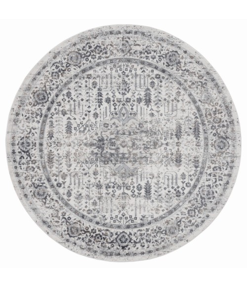 United Weavers Austin Grey 4540-20572 7 ft. 10 in. RD Round Rug