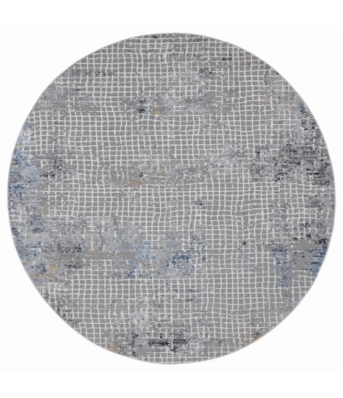 United Weavers Austin Blue 4540-20660 7 ft. 10 in. RD Round Rug