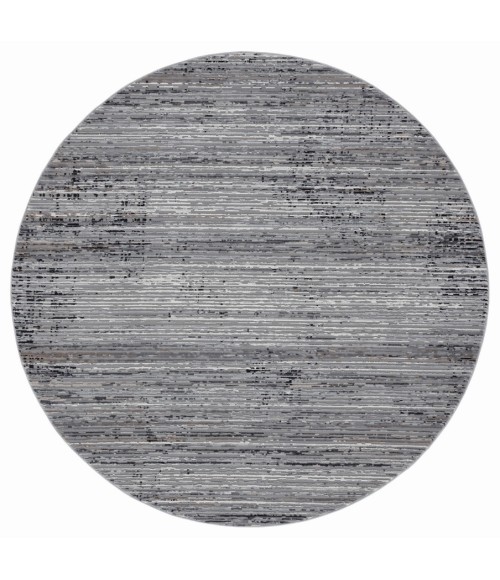 United Weavers Austin Grey 4540-20872 7 ft. 10 in. RD Round Rug
