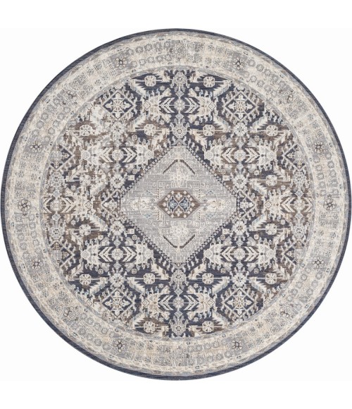 United Weavers Armada  Brown 4545-21061 7 ft. 11 in. X 7 ft. 11 in. Round Rug