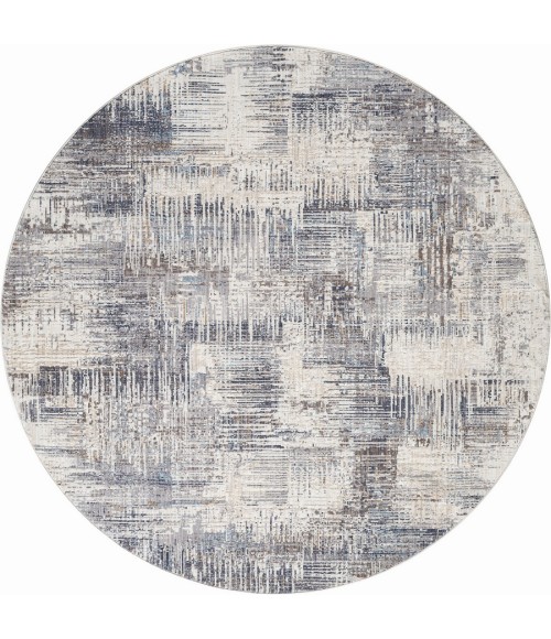 United Weavers Armada  Blue 4545-21261 7 ft. 11 in. X 7 ft. 11 in. Round Rug