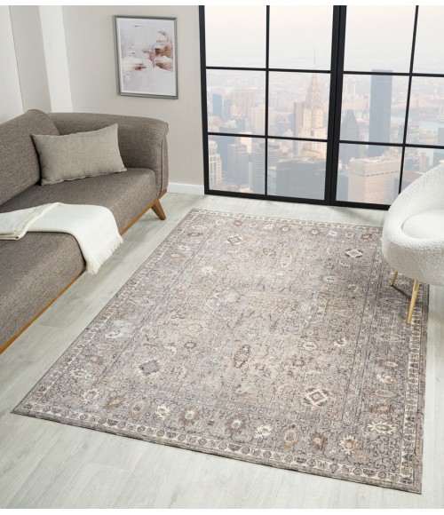 United Weavers Armada  Grey 4545-21550 9 ft. 10 in. X 13 ft. 2 in. Rectangle Rug