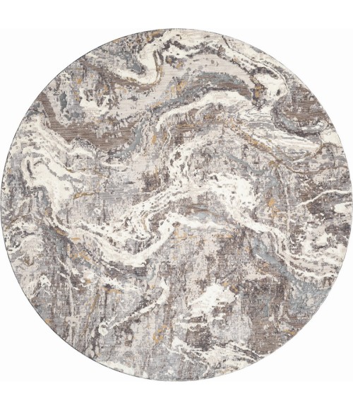 United Weavers Armada  Grey 4545-21850 7 ft. 11 in. X 7 ft. 11 in. Round Rug