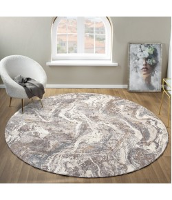 United Weavers Armada Grey 4545-21850 7 ft. 11 in. X 7 ft. 11 in. Round Rug